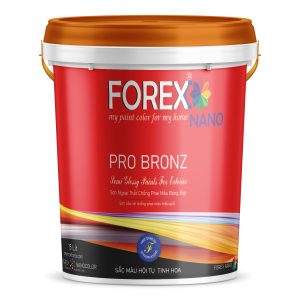 Sơn ngoại thất chống phai màu, bóng đẹp FOREX NANO - PRO BRONZ